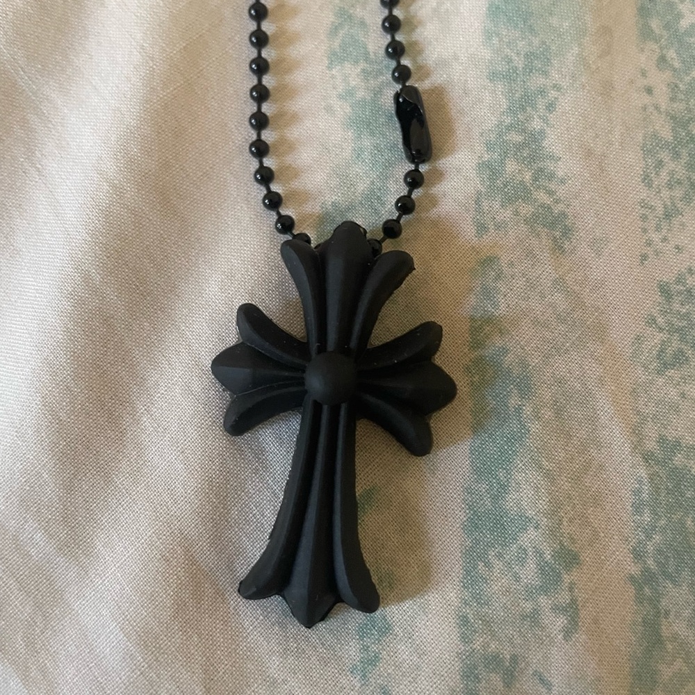 Chrome Hearts Silicone Cross Necklace